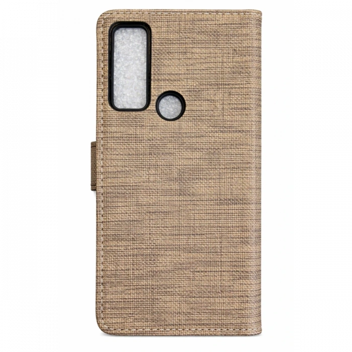 TCL 20 SE Trend S Plus Kapaklı Kılıf - Kahverengi