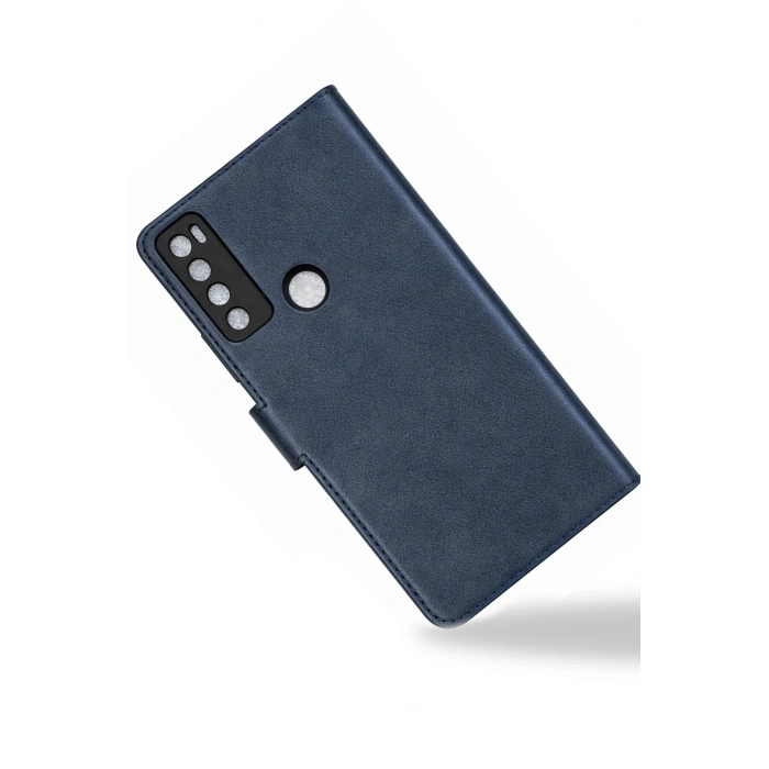 TCL 20 SE Trend S Plus Kapaklı Kılıf - Lacivert