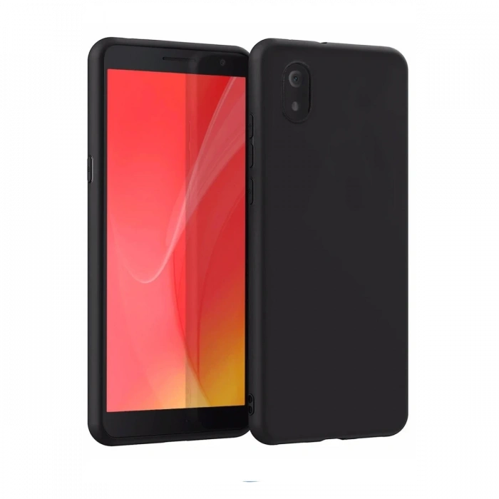 TCL L7 Kılıf First Silikon - Siyah