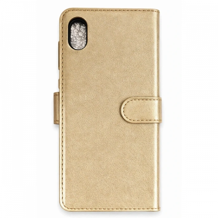 TCL L7  Trend S Plus Kapaklı Kılıf - Gold