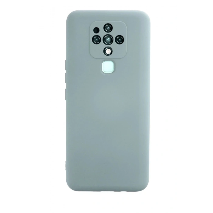 Tecno Camon 16 Kılıf Nano içi Kadife Silikon - Buz Mavisi