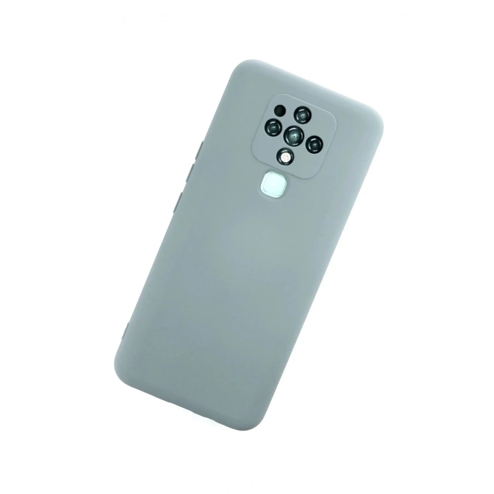 Tecno Camon 16 Kılıf Nano içi Kadife Silikon - Buz Mavisi