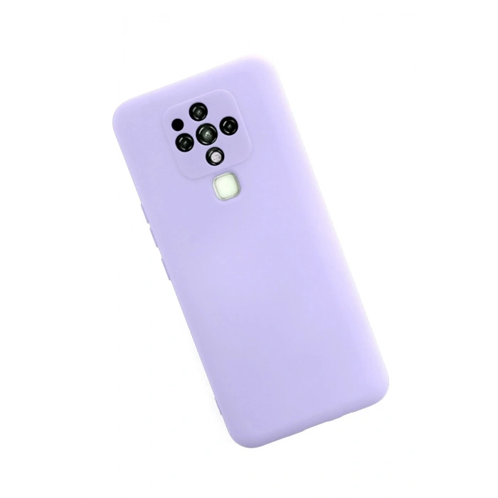 Tecno Camon 16 Kılıf Nano içi Kadife Silikon - Lila