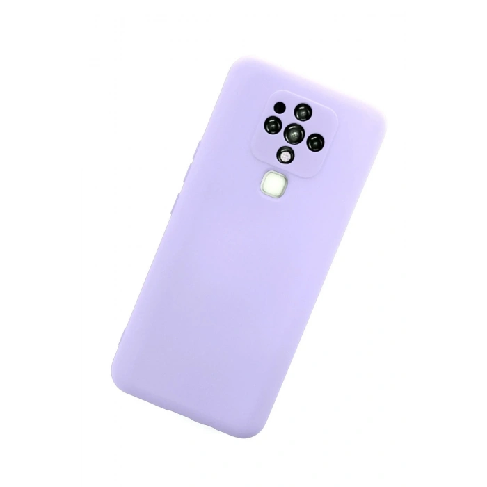 Tecno Camon 16 Kılıf Nano içi Kadife Silikon - Lila