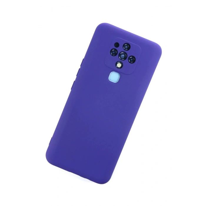 Tecno Camon 16 Kılıf Nano içi Kadife Silikon - Mor