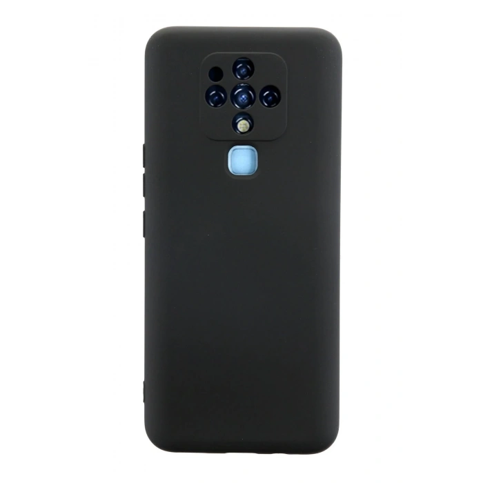 Tecno Camon 16 Kılıf Nano içi Kadife Silikon - Siyah