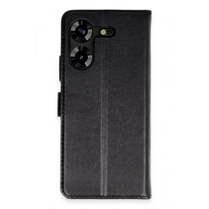 Tecno Pova 5 Kılıf Trend S Plus Kapaklı Kılıf - Siyah