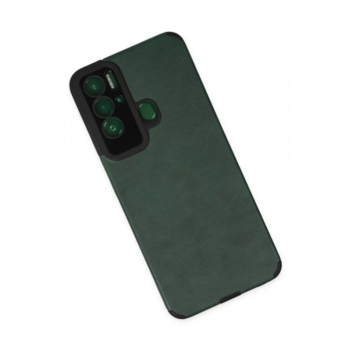 Tecno Pova Neo Kılıf Loop Deri Silikon - Yeşil