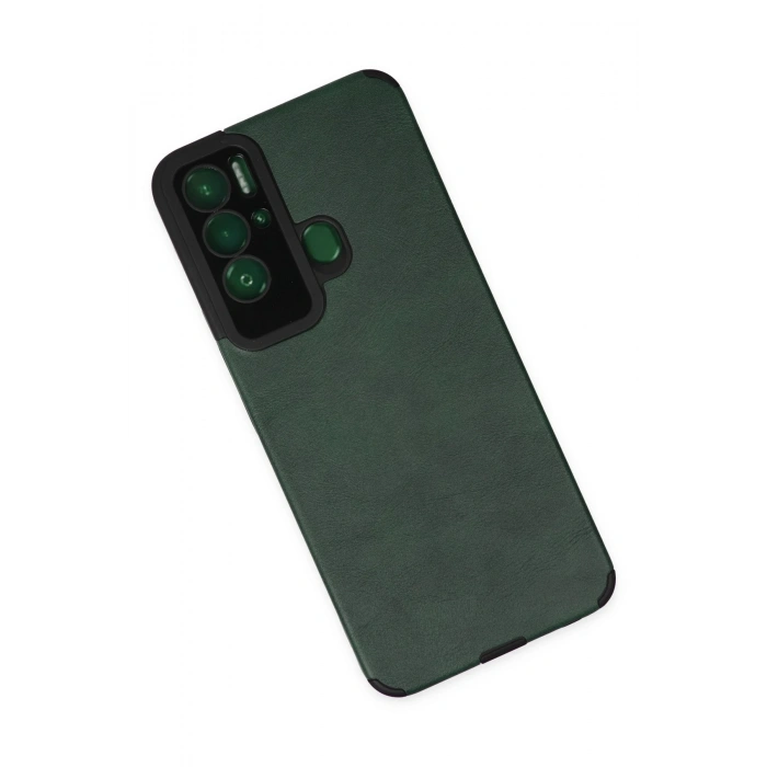 Tecno Pova Neo Kılıf Loop Deri Silikon - Yeşil