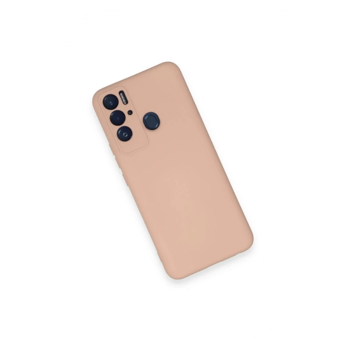 Tecno Pova Neo Kılıf Nano içi Kadife Silikon - Pudra