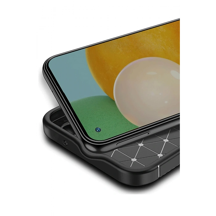 Tecno Spark 30C Kılıf Auto Focus Karbon Kapak - Siyah