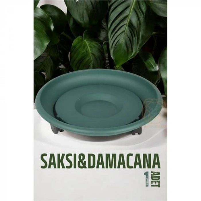 Tekerlekli Saksı Altığı 37 CM YEŞİL 721052