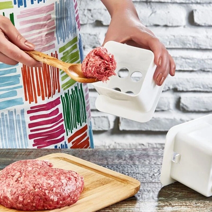 Tekirdağ Köfte Kalıbı - 6 Bölmeli Pratik Tekirdağ Köfte Kalıbı