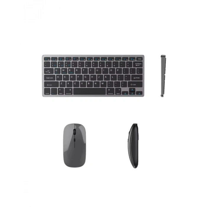 Telefon Tablet Ve Bilgisayar Uyumlu Kablosuz Klavye Mouse Kombini