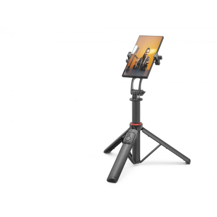 Telefon Tripodu Ve Selfie Çubuğu Seti Manyetik Bluetooth Kumandalı 130 Cm - Siyah ND1047