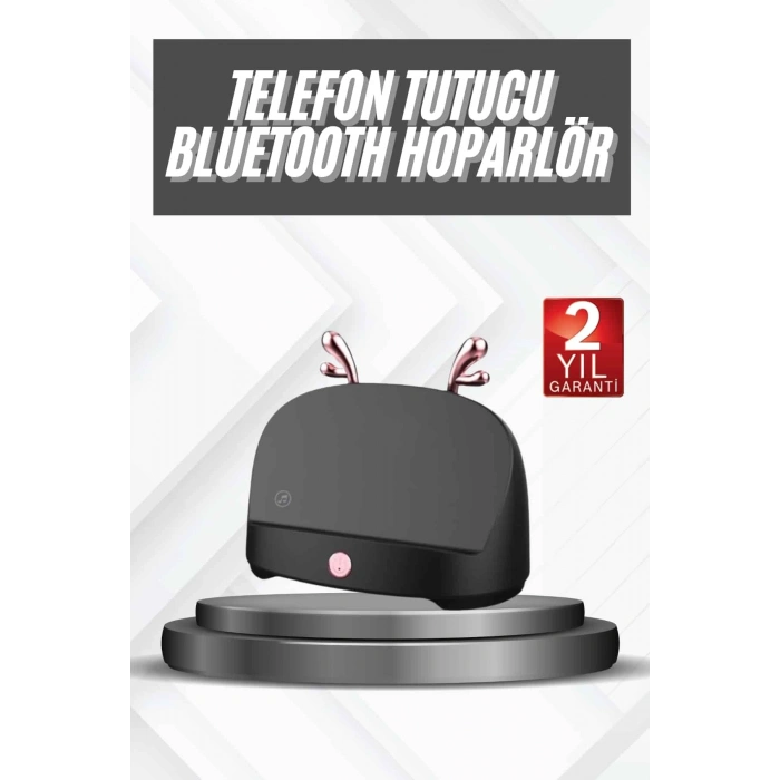 Telefon Tutucu Bluetooth Hoparlör Geyikli Renkli Uzun Ömürlü