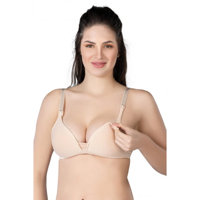 MARSİLYAN™ TEN MI  1422 Modal Cotton Kaplı Emzirme Sütyen