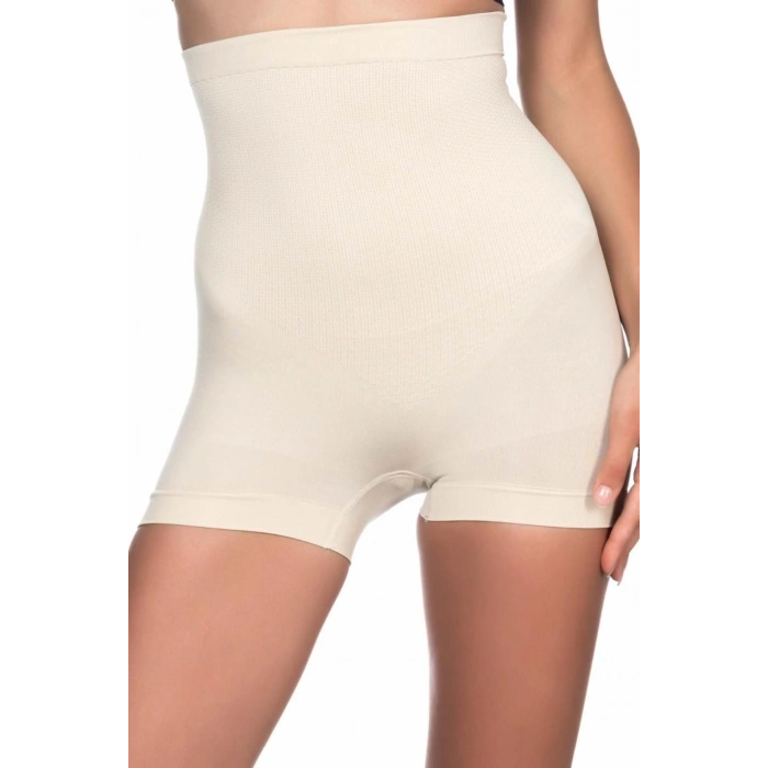 MARSİLYAN™ TEN MI  2055 Yüksek Bel Masajlı Boxer Korse