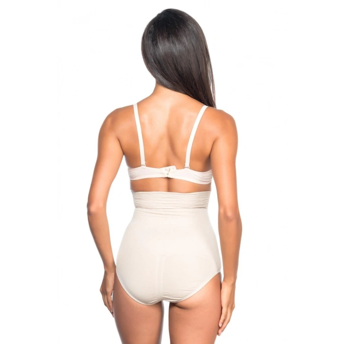 MARSİLYAN™ TEN MI  2079 Yüksek Bel Desenli Double Slip Korse