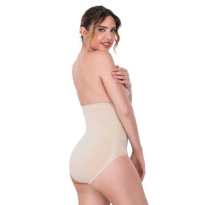 MARSİLYAN™ TEN MI  2080 Yüksek Bel Çıtçıtlı Slip Korse