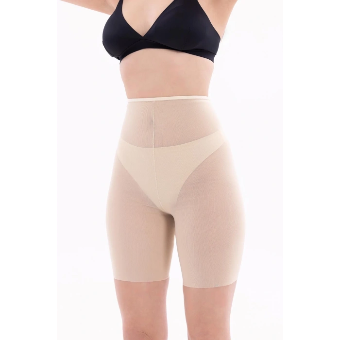 MARSİLYAN™ TEN MI  2705 Lazer Tül Boxer Hayalet Korse