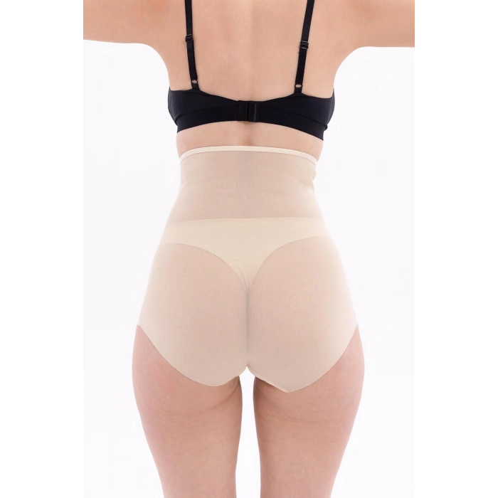 MARSİLYAN™ TEN MI  2706 Lazer Tül Slip Hayalet Korse