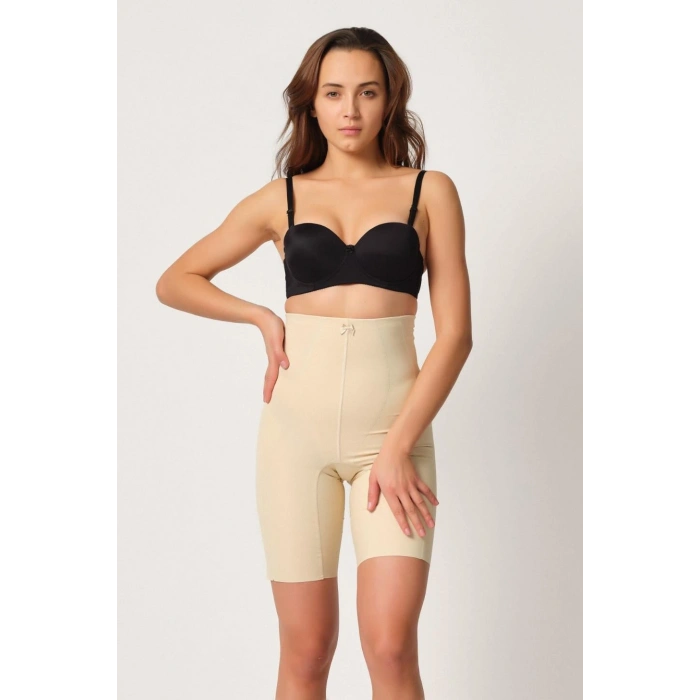 MARSİLYAN™ TEN MI  2814 Double Yüksek Bel Boxer Lazer Korse