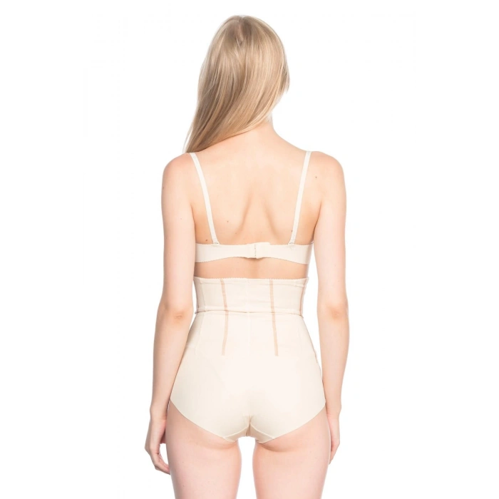 MARSİLYAN™ TEN MI  2886 Yüksek Bel Tül Slip Lazer Korse