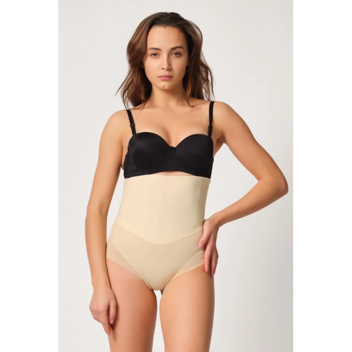 MARSİLYAN™ TEN MI  2945 Tül Karyokalı Slip Lazer Korse