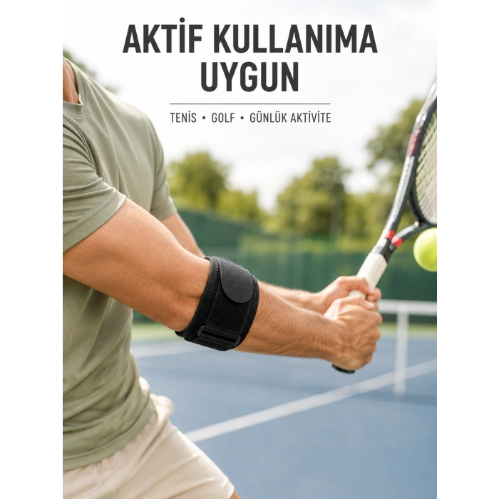 Tenisçi Dirseği Bandı Ayarlanabilir Epikondilit Dirsek Desteği