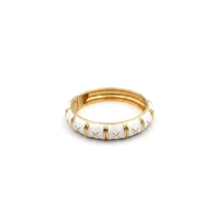 TF Sim Mineli Bilezik - Beyaz