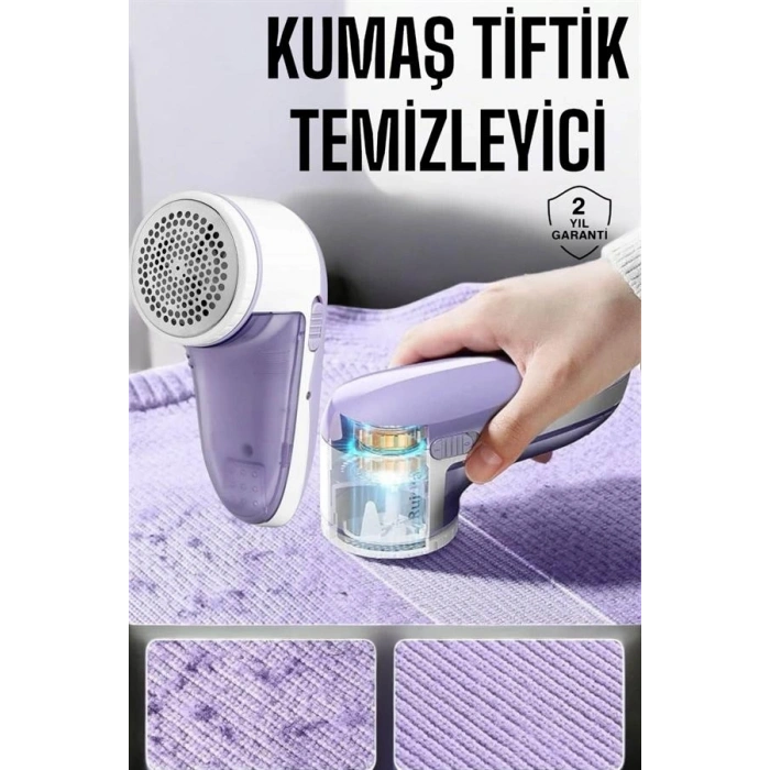 Tiftik Temizleme Makinesi Usb Şarjlı Tüy Toplayıcı Kablosuz