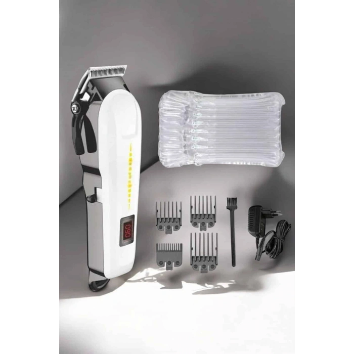Tıraş Makinesi Profesyonel Saç Ve Sakal Kesme Milim Ayarlı Dijital Göstergeli