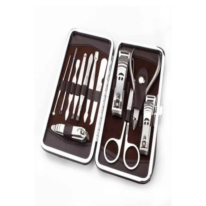 Tırnak Bakımı Tırnak Makası Profesyonel 12 Parça El Ayak Manikür Pedikür Seti