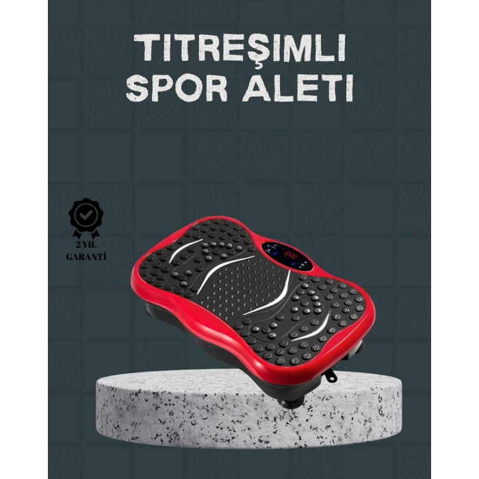 Titreşimli Egzersiz Platformu Evde Spor Ve Kas Aktivasyonu