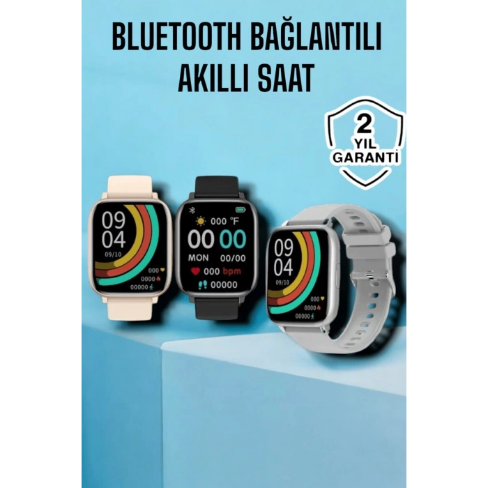 Titreşimli Sağlık Takipli Yeni Nesil Akıllı Saat  400mah Batarya Kapasiteli