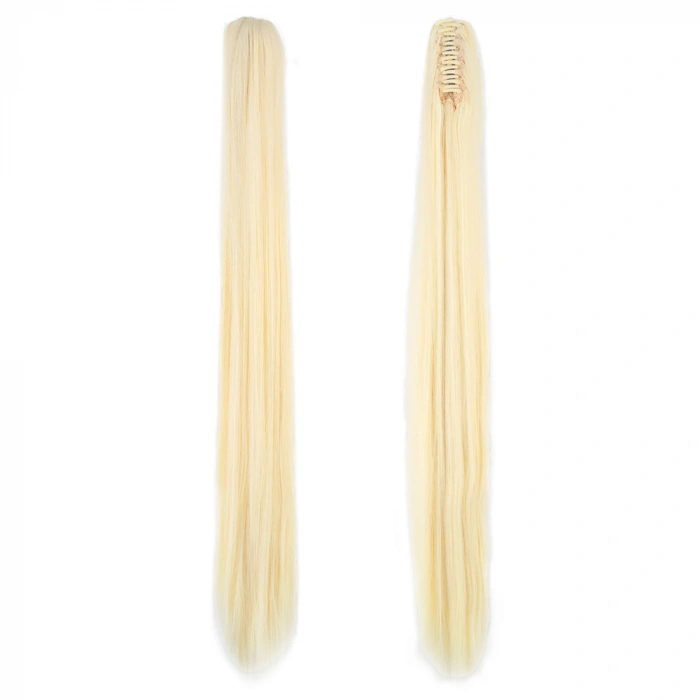 Tokalı Düz At Kuyruğu - Açık Platin