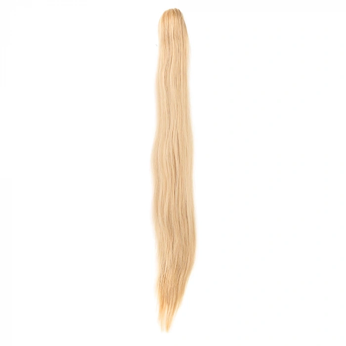 Tokalı Düz At Kuyruğu - Balköpüğü Beyaz Platin Röfleli