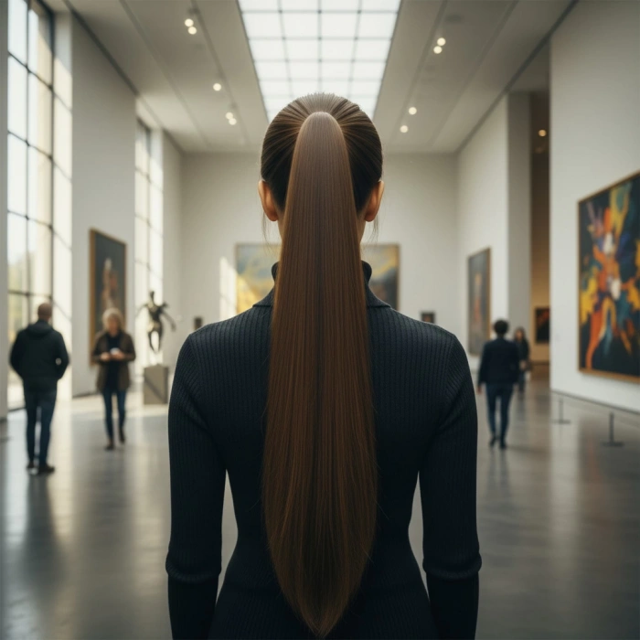 Tokalı Düz At Kuyruğu - Kumral