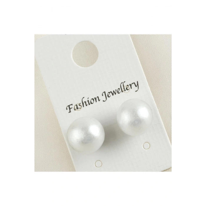 Top İncili Küpe 10 mm