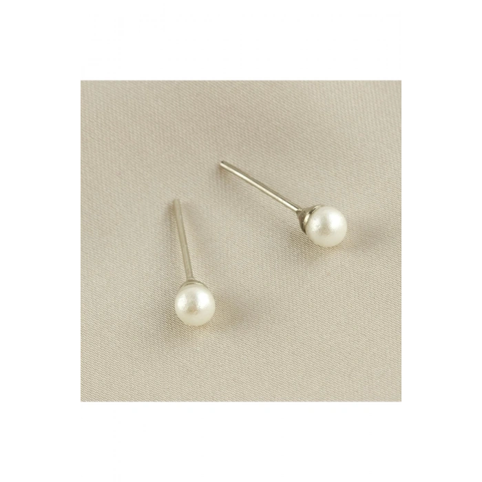 Top İncili Küpe 4 mm