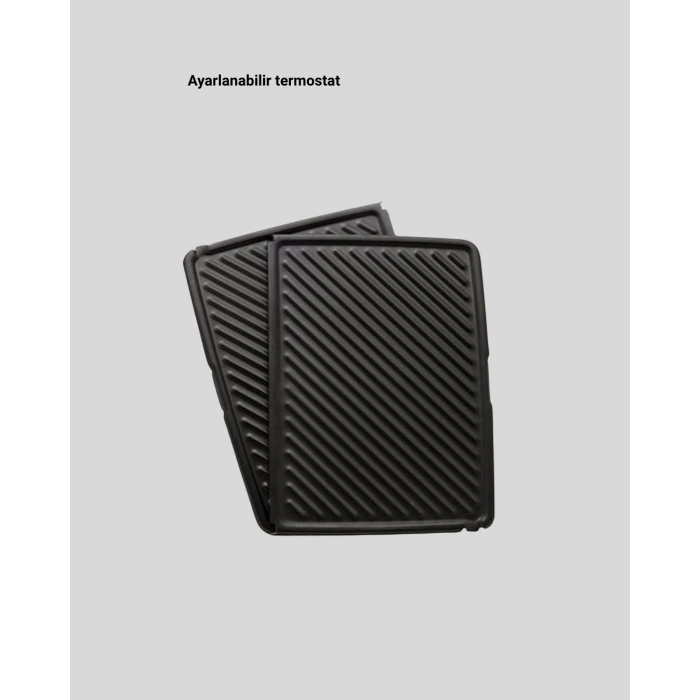 Tost Makinesi Geniş Kapasiteli Çıkarılabilir Plaka Üç Kademeli Isı Ayarlı