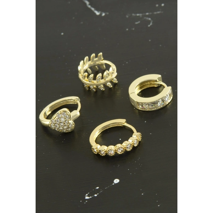 Tragus Zirkon Taşlı Halka Piercing 1 Adet