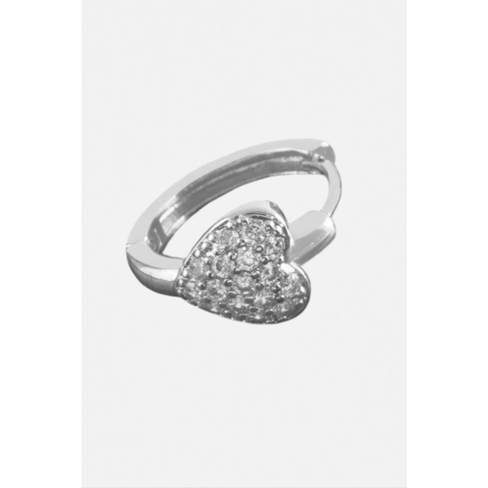 Tragus Zirkon Taşlı Halka Piercing 1 Adet