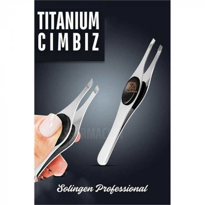 TransForMacion Titanyum Çelik Cımbız Kaş Alma Cımbızı Tüy Alma Cımbızı Solingen Professional  721244
