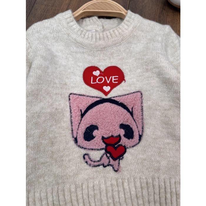 TRİKO TAKIM LASTİKLİ PAÇA, PAMUKLU, DESENLİ, MEVSİMLİK, GÜNLÜK, KIZ ÇOCUK & BEBEK  ALT ÜST TAKIM