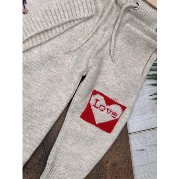 TRİKO TAKIM LASTİKLİ PAÇA, PAMUKLU, DESENLİ, MEVSİMLİK, GÜNLÜK, KIZ ÇOCUK & BEBEK  ALT ÜST TAKIM