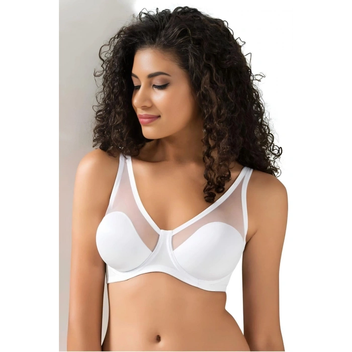 Tül Kaplı Soft D Cup Sütyen Kadın 9200