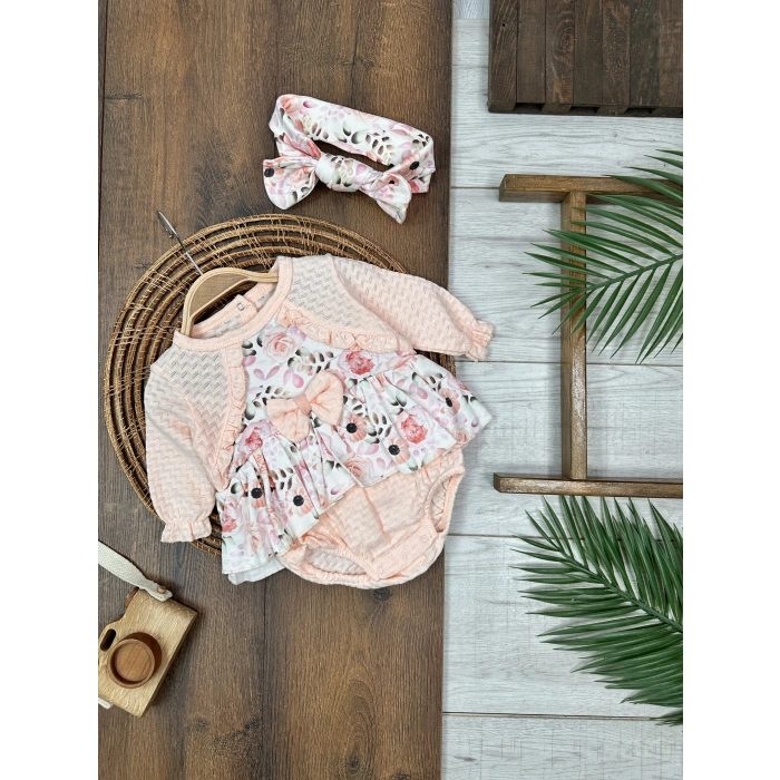 TULUM PEMBE YENIDOGAN PAMUKLU, MEVSİMLİK, KIZ ÇOCUK & BEBEK LASTİKLİ **** DESENLİ TULUM