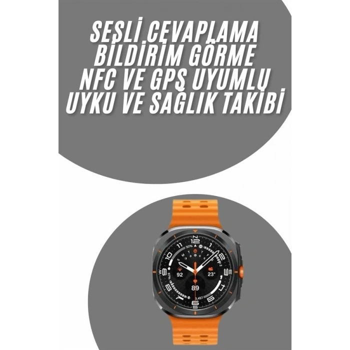 Tüm Telefonlara Uyumlu Akıllı Saat Uyku Ve Sağlık Takibi Nabız Ölçer Adım Sayar